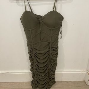 Army green dress